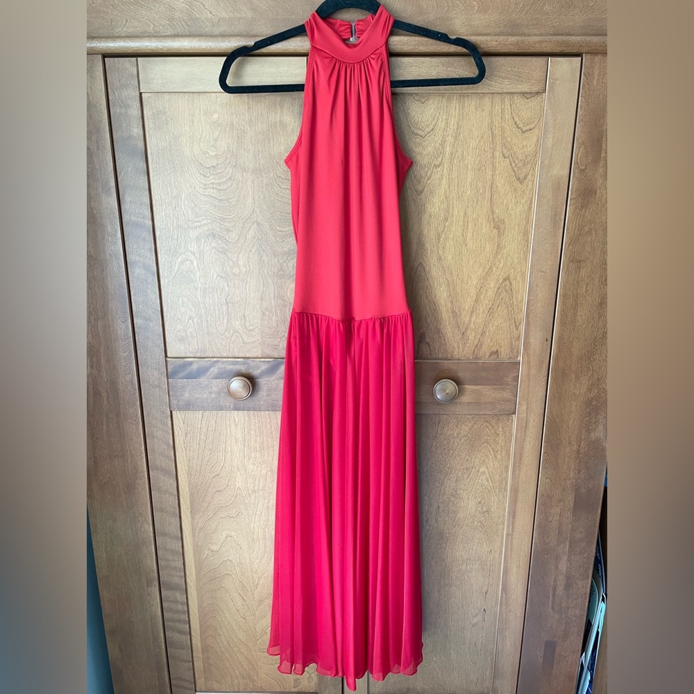 Body Wrappers Premiere Collection mock neck open back long ballet/lyrical dress